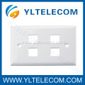 Wall Face Plate RJ45 Four Port 4 Port 70*115MM